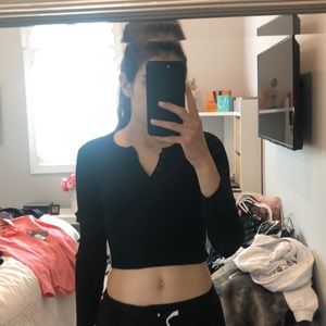 Long Sleeve Crop Top